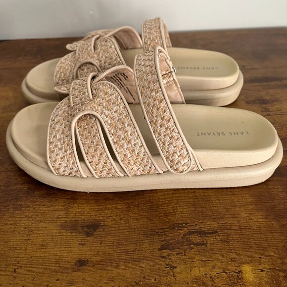 Lane Bryant 9W Slip-On, Sandals Adjustable with Extra Cushioned Sole for Comfort - Picture 7 of 13